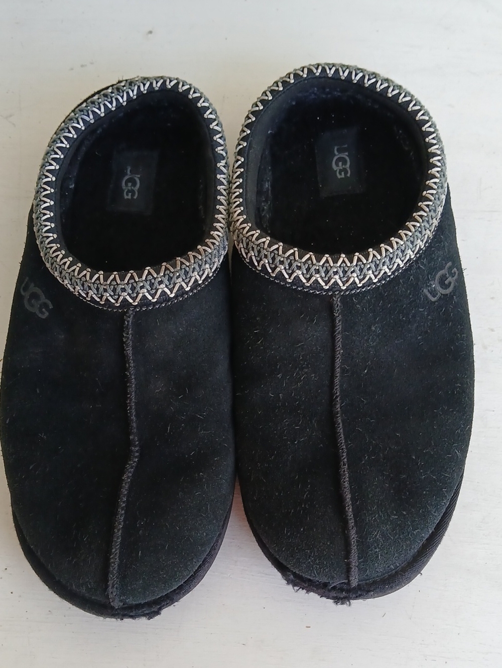 Men's UGG Tasman Slipper in Black Suede Size 11